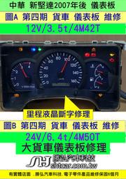 中華 新堅達 4期 儀表板維修 2007- 里程液晶 液晶斷字 沒字 修理 儀表維修 CANTER 3.5t 4M42