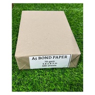 A5 bond paper 500 sheets