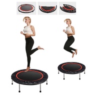 Foldable Trampoline Rebounder Cardio Trainer Great Indoor Garden Workout Fitness Lose Weight