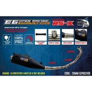 EX.PIPE RACING E6 RSX150 (ESPADA) 28MM/30MM/32MM