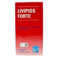 LIVIPIDS FORTE 50'S (EXP 01/2026) | VEGETABLE CAPSULES | LIVER TONIC