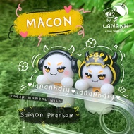 [Hippers for phone] MACON-Cute handmade clay phone model