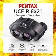 [PENTAX] 8x21 UCF R Compact Binoculars 8x BaK4 Glass Prism for Concerts and Sports