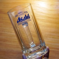 【現貨不用查詢有沒有貨】日版 ASAHI 朝日 啤酒杯 (藍色LOGO)有耳 玻璃杯 SIZE: 約高156mm 直徑 80mm 容量 500ml  沒有盒 (4)