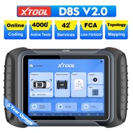 XTOOL D8S Bidirectional OBD2 Scanner Diagnostic Tool Topology Map ECU Coding 42+Reset FCA CANFD DoIP