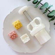 Blala Mung Bean Cake Mold Moon Cake Mould Cookie Stamps Bows Pattern Snowskin Mooncake