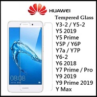 HD CLEAR NORMAL HUAWEI TEMPERED GLASS  Y3-2 Y5-2 Y6-2 Y5 Y5P Y6 Y6P Y7 Y7a Y7P Y9 2018 2019 Pro Prim
