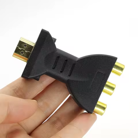 HD 1080P RCA AV To HDMI-compatible Composite Adapter Converter HD Male to 3RCA Video Audio Connector