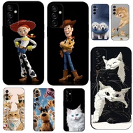 case For Samsung Galaxy M23 F23 5G Case Silicon Phone Back Cover Soft black tpu Shatterproof phone c
