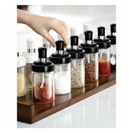 Wms-kitchen Spice Holder With Spoon - Kitchen Spice Bottle