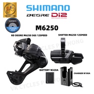 [ORIGINAL] SHIMANO DEORE Di2 12spd UPGRADE KITS M6250 Shifter + Rear Derailleur + Battery + Charger 