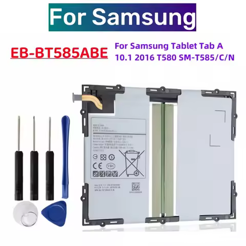 EB-BT585ABE Battery For Samsung Galaxy Tablet Tab A 10.1 2016 T580 SM-T585C T585 T580N 27.74Wh 7300m