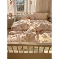 [25 COLOR PALETTES] COTTON BEDDING SET MIXED LACE OUTSTANDING VINTAGE COLORS | CLOUD BEDDING