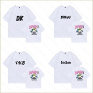 XS1 Nana Tour with Seventeen DK MINGYU THE8 SEUNGKWAN DINO VERNON summer T-shirt Anime Short Sleeve 