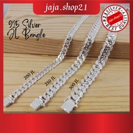 READY STOCK | New Design Original 925 Silver Bracelet (200/250/300 JL) Bangle For Men | Gelang Tangan Lelaki Perak 925