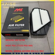MEAUSU AIR FILTER  MSAF-P0A (17220-P0A-000)  MODEL: HONDA ACCORD SV4 2.2 / RA1