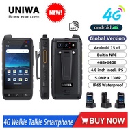 UNIWA F400 Global 4G Smartphone Rugged PDA Android 15 4 Inch 4GB+64GB 2.5W Big Speaker 4350mAh PoC S