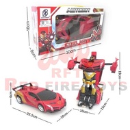 MAINAN MOBIL REMOTE CONTROL ROBOT TRANSFORM FERRARI VENENO ARES