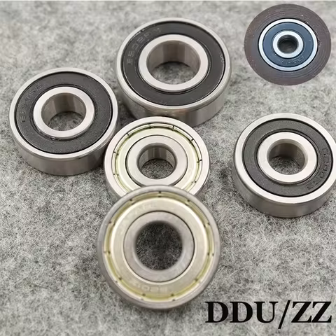 Bearing 6200 6201 6202 6203 6204 6205 6206 6207 ZZ DDU 2RS Skateboard Double Shielded Ball Bearings 