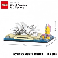 Sydney Opera House/Sydney Opera House/London Bridge nano Block DlY Assemble Building Blocks Sydney O
