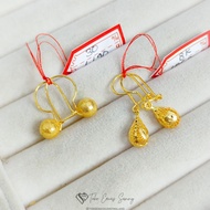 375% GOLD BALL CLIP EARRINGS