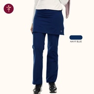 EMAX Seluar Skirt Muslimah Cotton Lycra Bootcut Sport Skirt Pants Plus Size (M-5XL)