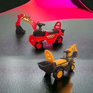 BEKO CHILDREN'S PUSH CAR TOY EXCAVATOR RIDE ON SEATED CAR
