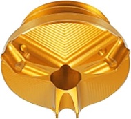 Car Engine Oil Filler Cap Oil Filler Plug Cover Gold Tone for Yamaha YZF-R6S YZF-R6 YZF-R3 YZF-R125