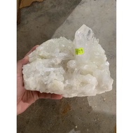 White quartz stone used for home decoration to purify high energy 17cm weighs 2.2kg(1849)