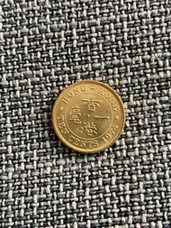 英女皇依利莎白二世 1974 香港大一毫硬幣