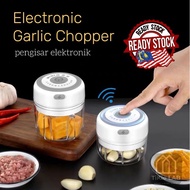 Electric Garlic Chopper Automatic Garlic Masher Wireless Food Chopper 30W USB Charging Electronic Ch