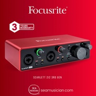 FOCUSRITE SCARLETT 2i2 3RD GEN USB AUDIO INTERFACE