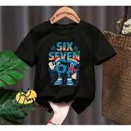 Italian Brainrot 67 Six Seven Meme Printed T Shirt Girls/Boys Christmas Gift T-Shirt