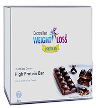 [USA]_Doctors Best Weight Loss Premium - High Protein Diet Bar Chocolate Dream Low Calorie, Low Carb