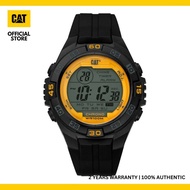 Caterpillar DIGIMAX OC-167-21-247 DIGITAL SILVER YELLOW DIAL BLACK PU STRAP MEN WATCH
