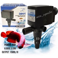 Pompa Celup Rosston 3In1 Sp 1600 Filter Aquarium Aquascape Low Watt