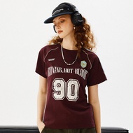 Áo Thun Tay Ngắn American Style Slim Fit Summer New Womens Fashion Street Style round Neck Short Sle