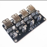 QC3.0 4 Way DC-DC Buck Converter Charging Step Down Module 4.5-32V 12V 24V to Fast Quick Charger Cir