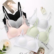 Women's Soft and Comfortable Cotton Rimless Bra Size 32-38AB