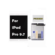 Funvero For iPad Pro 9.7 2016 A1673, A1674, A1675 Repair LCD Panel LCD Display, Touch Panel LCD Panel Set - Repair Tool Included (White)