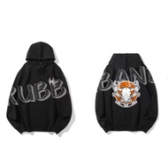 Houseofwolvesslc western wind print men's military wind Forward observation group hooded sweatshirt 