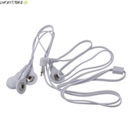 LUCKYSTORE Electrode Wires, White 4 in 1 Cable Lead Wires, High Quality 1.2M/3.94ft 2.5mm Plug to 3.