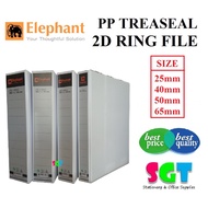 ELEPHANT PP Treaseal 2D Ring File (80mm/ 65mm / 50mm / 40mm / 25mm )