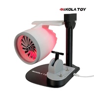 NIKOLATOY Upgraded Desktop USB Fan Creative Vortex Fan Engine Style JetFan