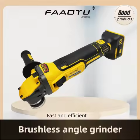 FAAOTU DCG409 Cordless Angle Grinder 20V Brushless Motor Cutting Machine125mm Cordless Portable Suit