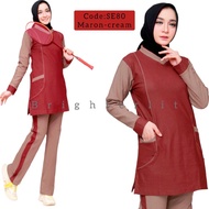 setelan baju olahraga senam aerobic ZN SPORT COD baju olahraga muslim stetelan olahraga wanita dewa