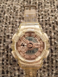 Casio G-Shock 透明玫瑰金手錶(100% new)