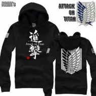 AOT attack on titan black anime hoodie Sweater SNK