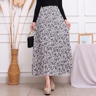 ROK MOTIF BUNGA FLORAL JUMBO XXL / ROK DAILY KOREAN STYLE / LILY FLOWER DAISY VINTAGE SKIRT HYGET GR
