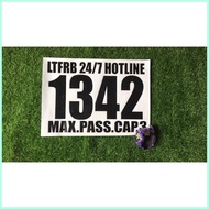 ◧ ∇ LTFRB STICKER / ORIGINAL SIZE / CUTOUT / DECALS